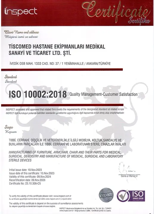 CE Standard Conformity Certificate - VOLLEY Medical Technology Co., Ltd.